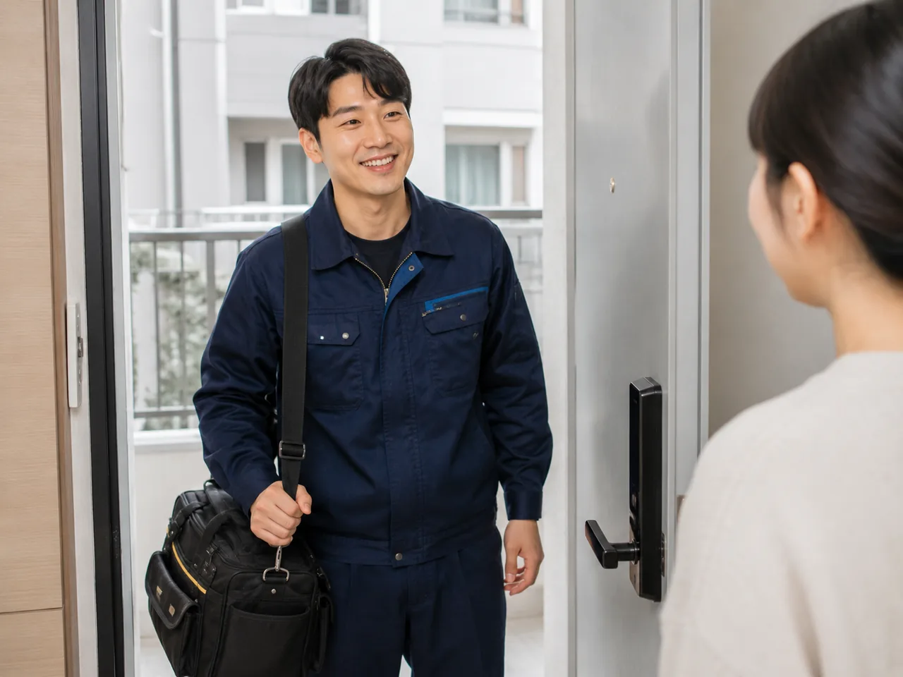 경기 시흥시 조남동 누수탐지 작업복 기술자와 전문 장비